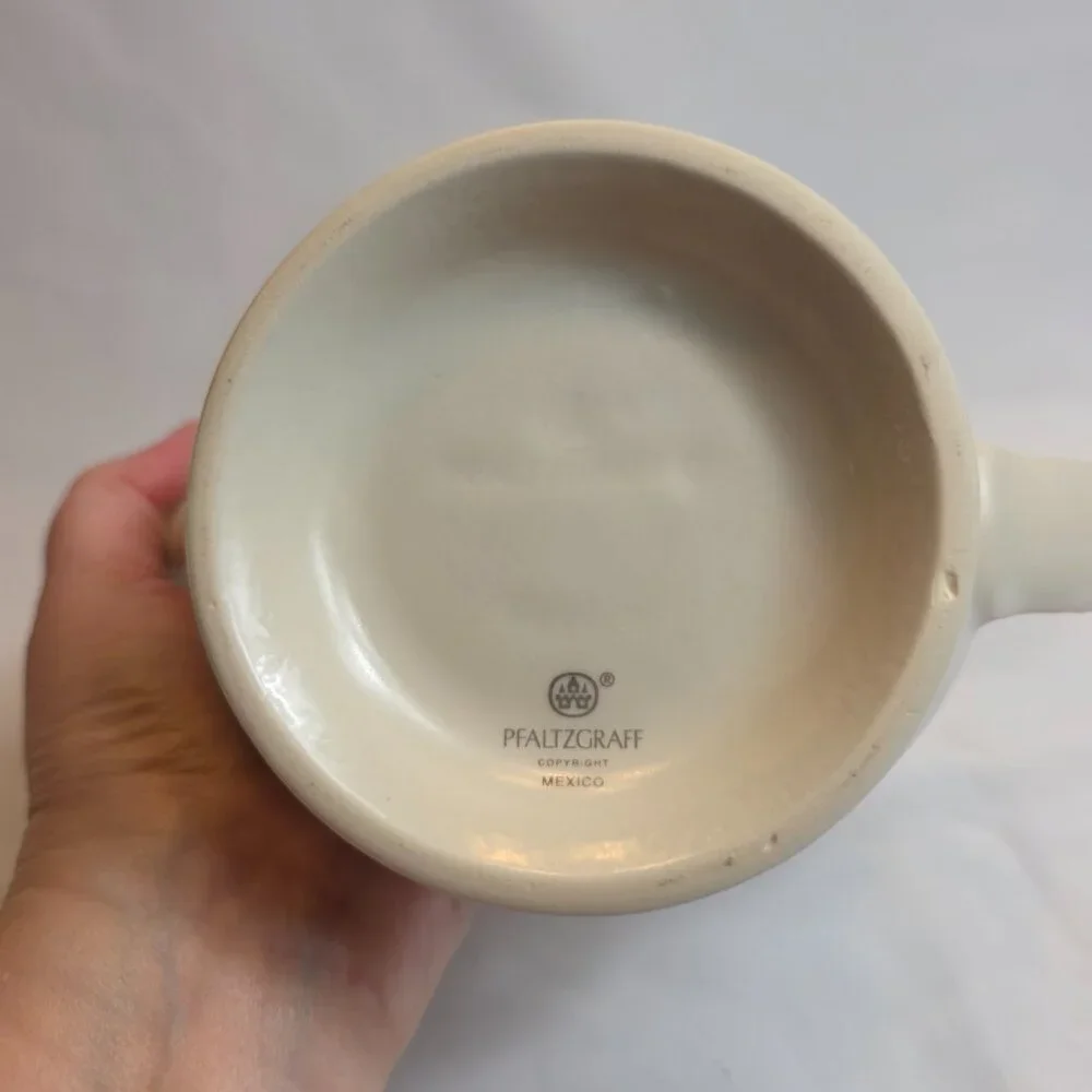 Pfaltzgraff Tea Rose Gravy Boat (NO UNDERPLATE) Pink Roses & Blue Flowers
